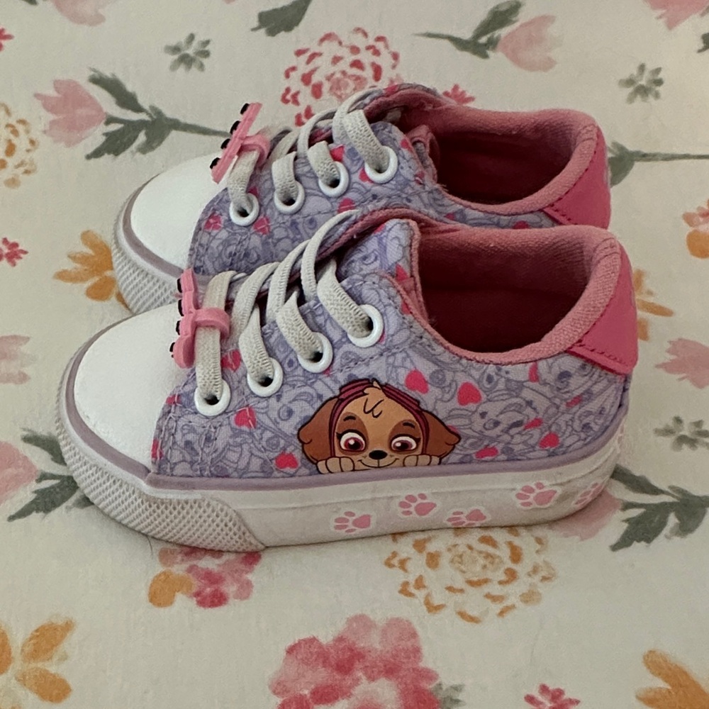 Paw patrol Pink and White Kids Shoes